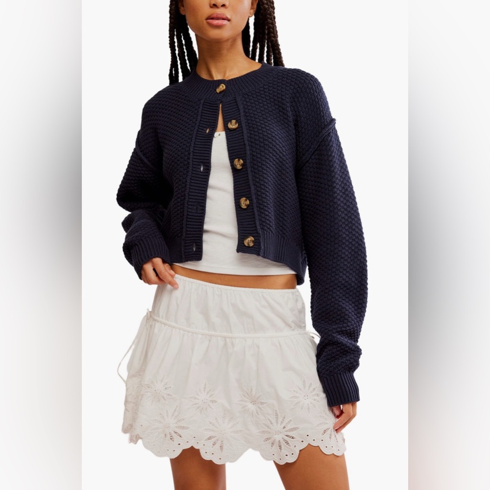 Free People Wildest Dream Mini in White size Large NWT - Picture 11 of 16